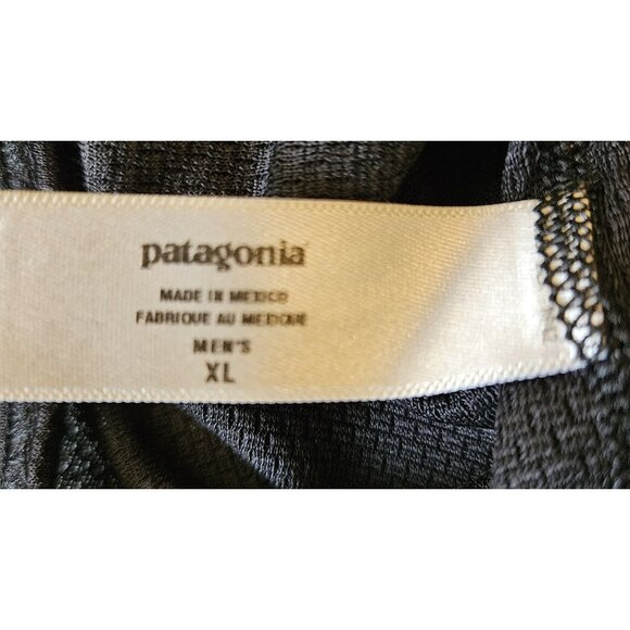 Patagonia Men's Large Capilene Midweight Crew Base Layer Shirt Black - Picture 8 of 12